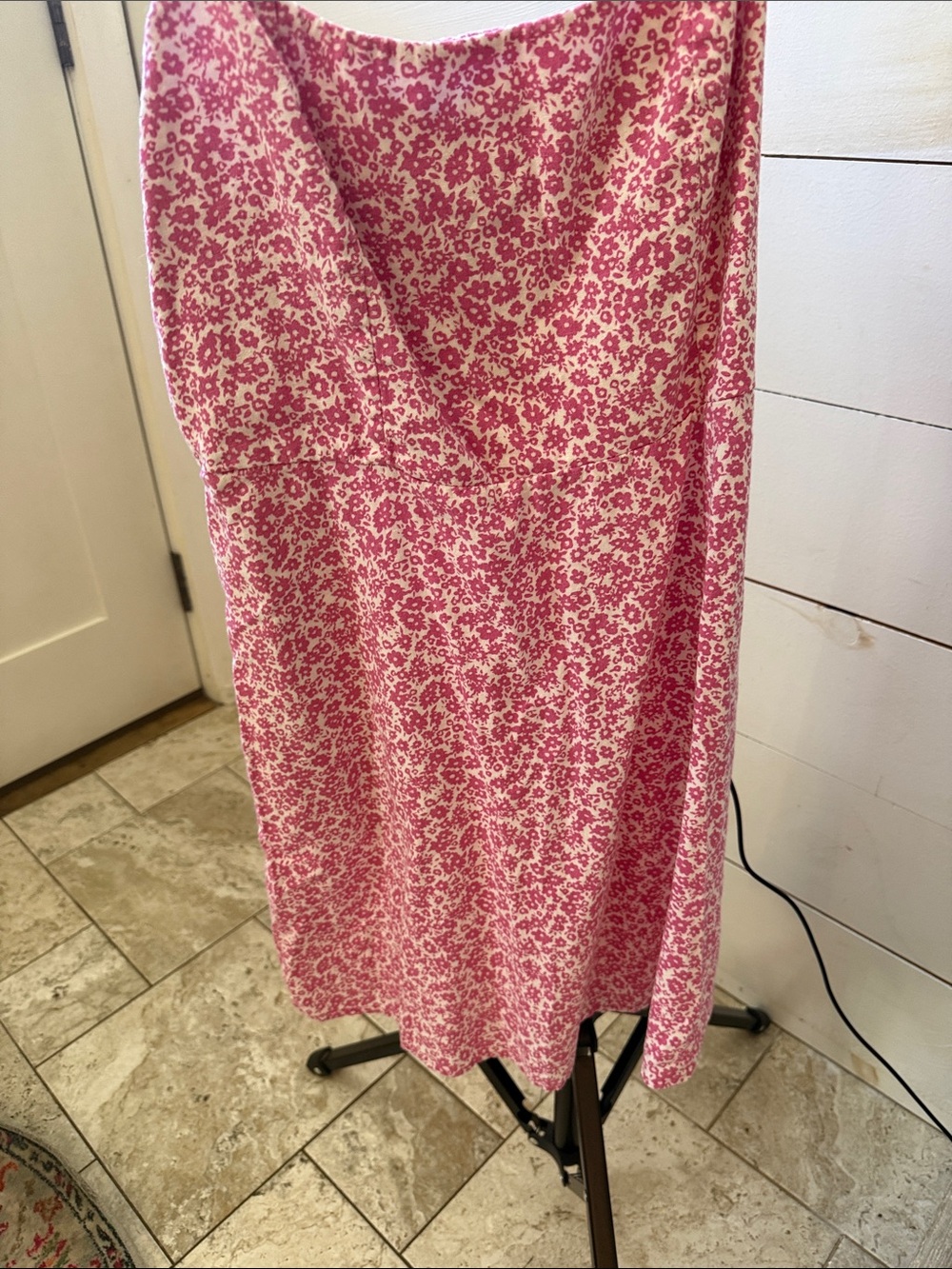 Old Navy Pink Floral Slip Dress - Picture 4 of 5